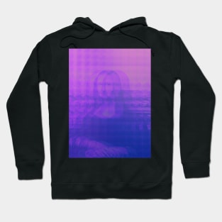 Glitchy Trippy Mona Lisa Hoodie